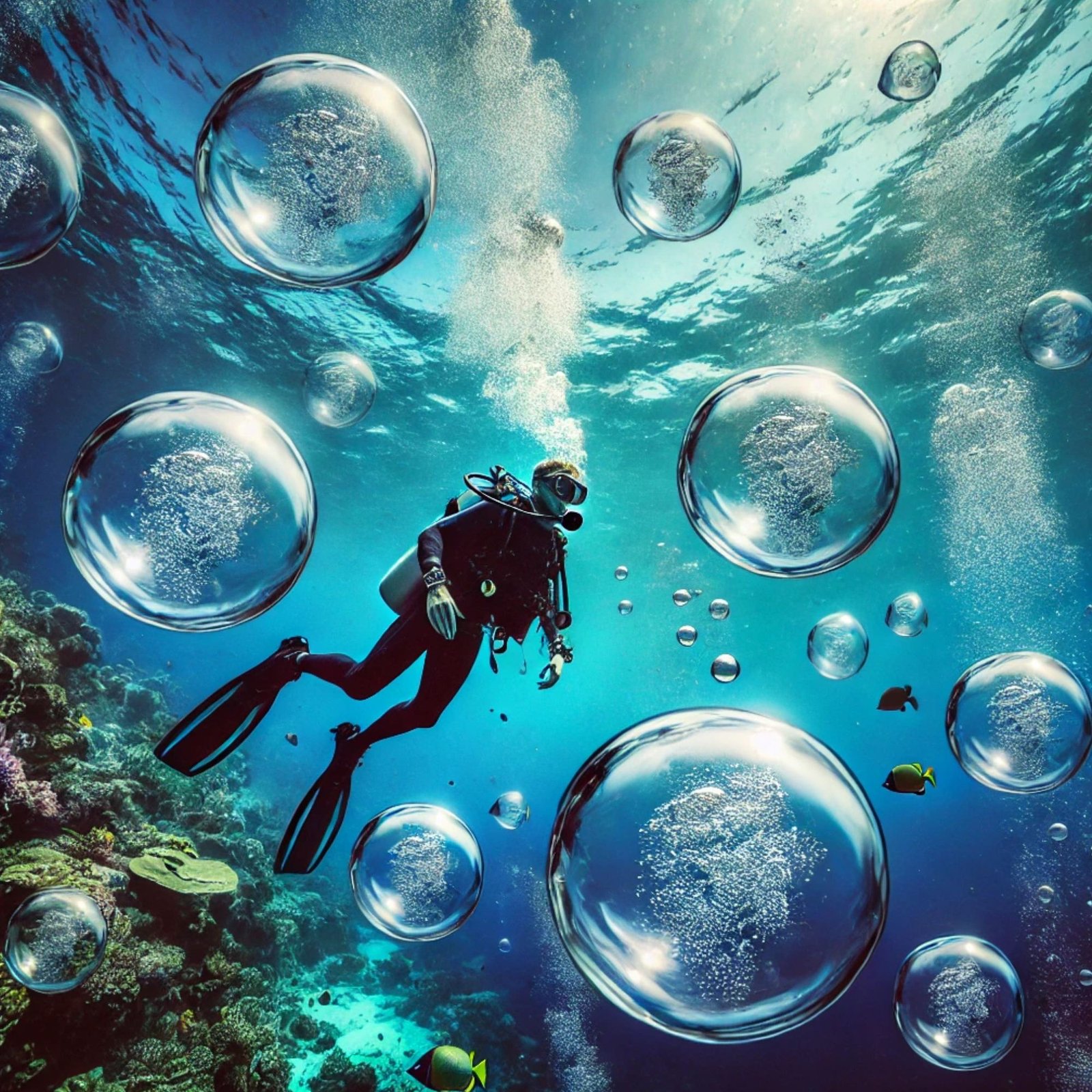 How to Scuba Dive with Soap Bubbles