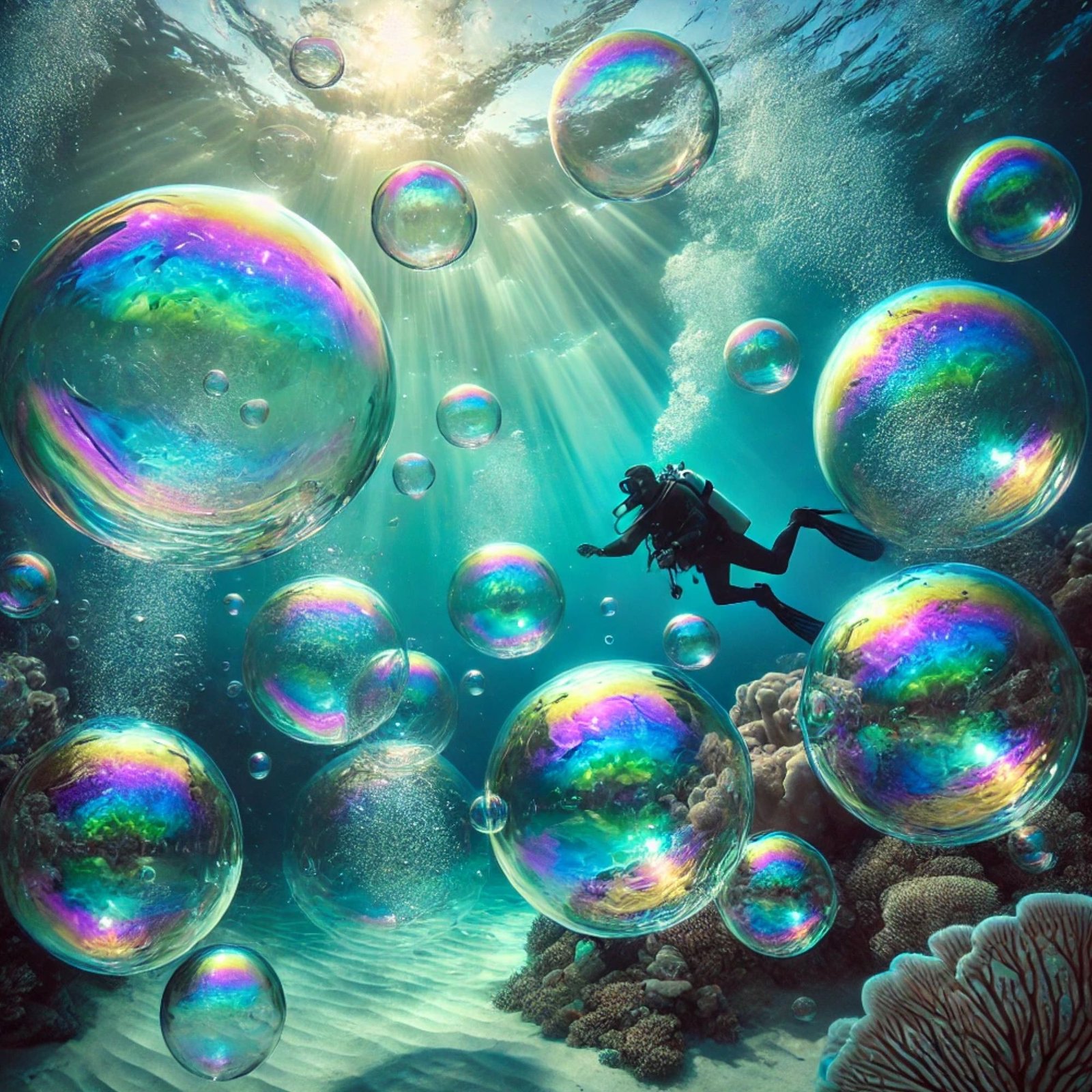 How to Scuba Dive with Soap Bubbles