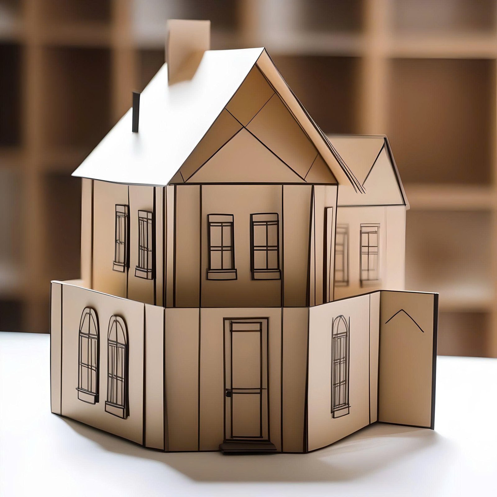 How to Assemble a Paper House: