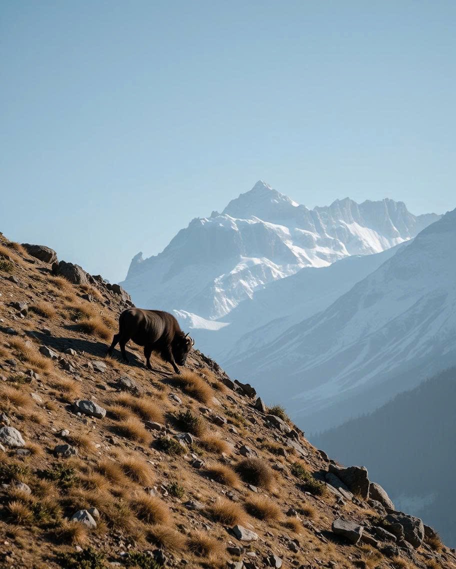 Can a Buffalo Climb Mountains?